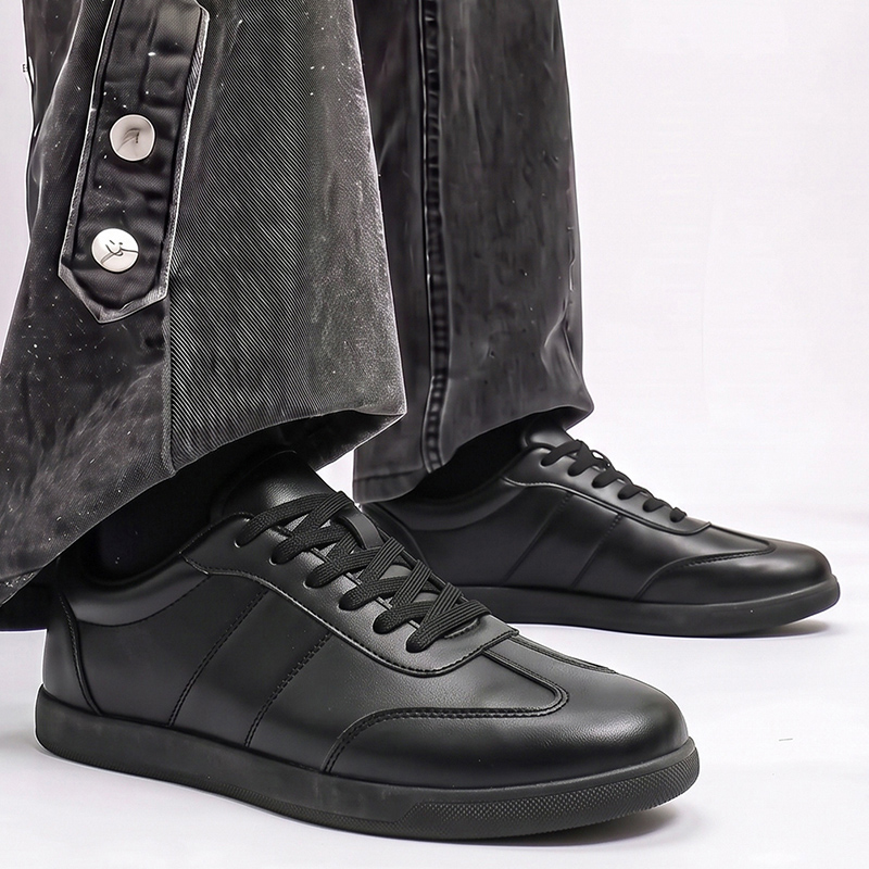 Sapatos masculinos versáteis e - Men Formal Wear All Black avaliação e preço