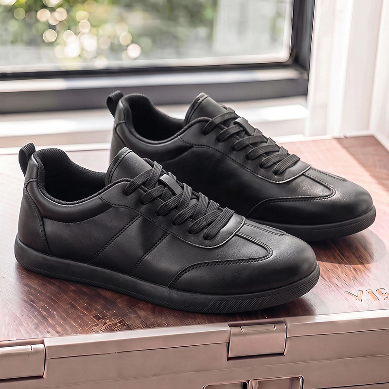 Sapatos masculinos versáteis e - Men Formal Wear All Black avaliação e preço