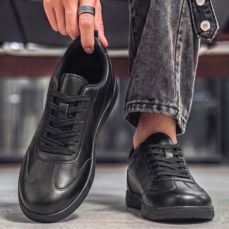Sapatos masculinos versáteis e - Men Formal Wear All Black avaliação e preço
