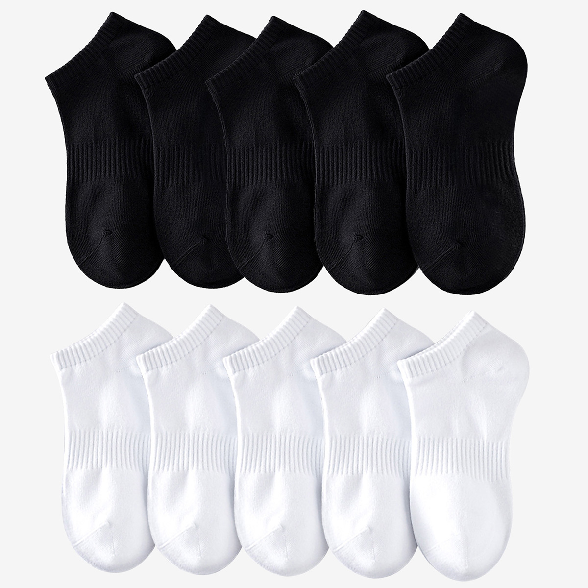 1/5 pares unissex branco e pre - Sock Garter Men avaliação e preço