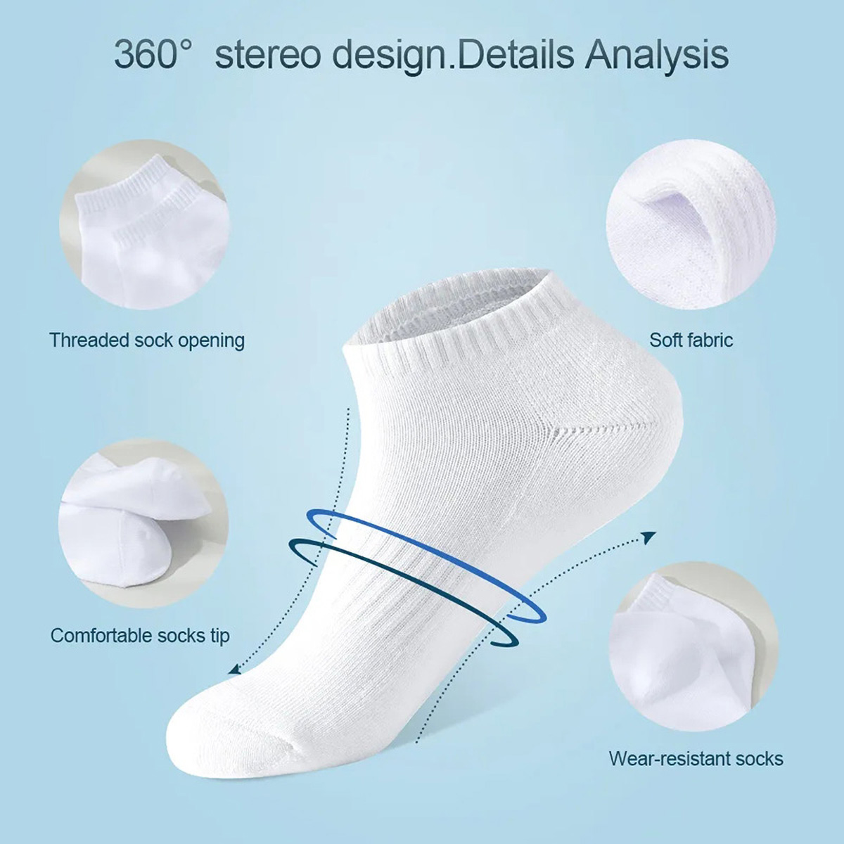 1/5 pares unissex branco e pre - Sock Garter Men avaliação e preço