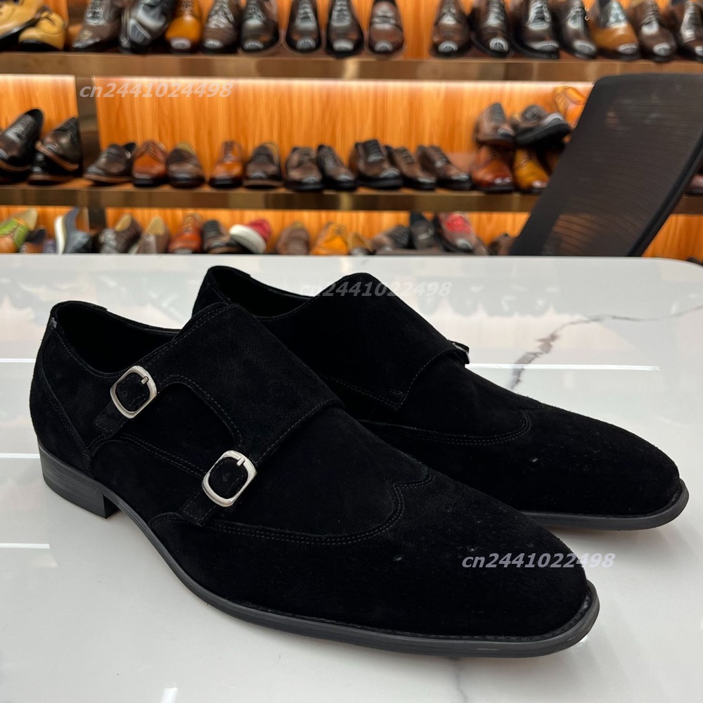 Mocassins masculinos com fivel - Formal Men Daily Wear Footwear avaliação e preço