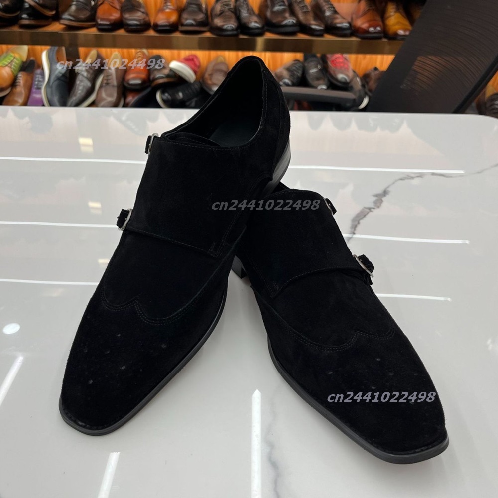 Mocassins masculinos com fivel - Formal Men Daily Wear Footwear avaliação e preço